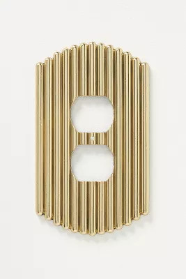 Pavia Single Outlet Switch Plate | Anthropologie (US)