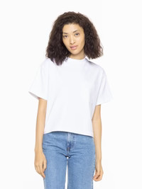 90's Crop Tee - White | For Days