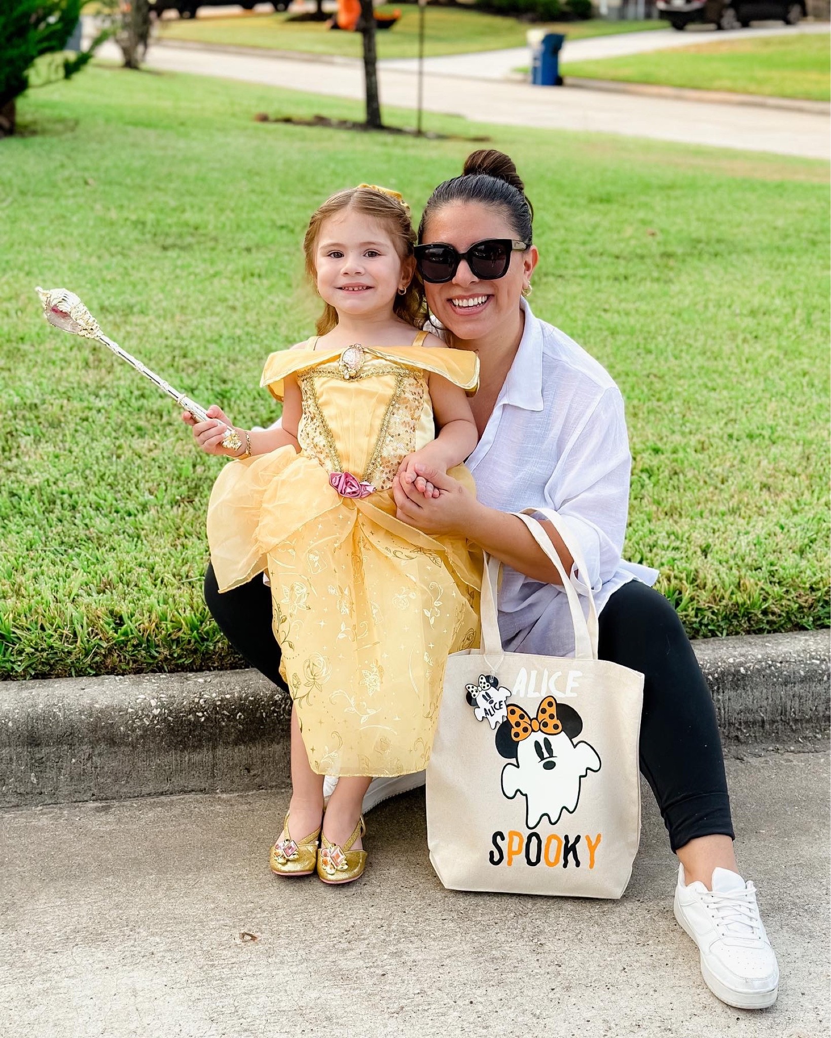 Halloween with my nugget. Actually this would make for a cute dress to play dress up. 
Cutest goodie bag (which lights up in the dark) can be found on IG @shinkobys

#LTKSeasonal #LTKCyberweek #LTKHoliday