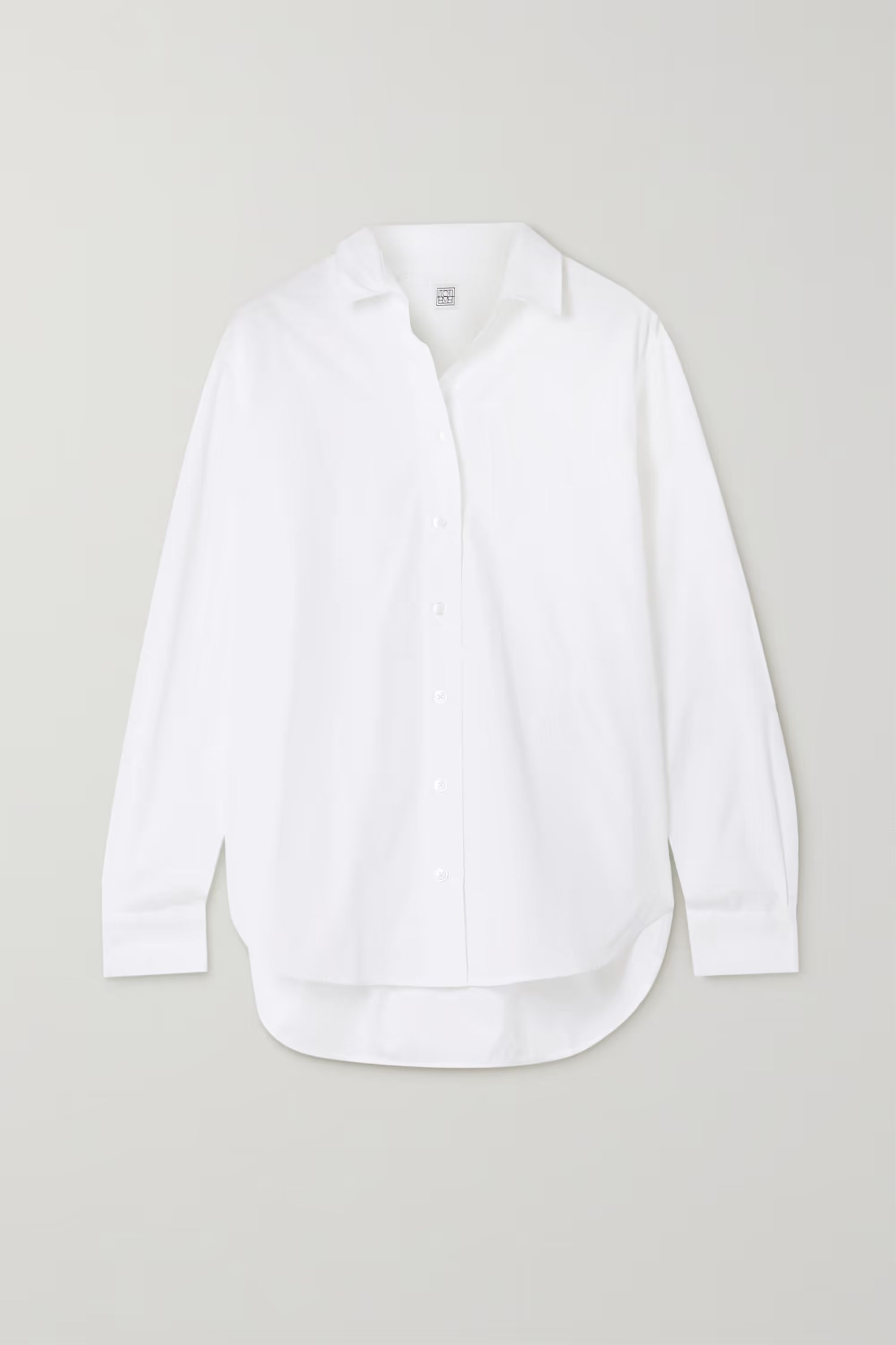 White Capri cotton-poplin shirt | TOTÊME | NET-A-PORTER | NET-A-PORTER (UK & EU)