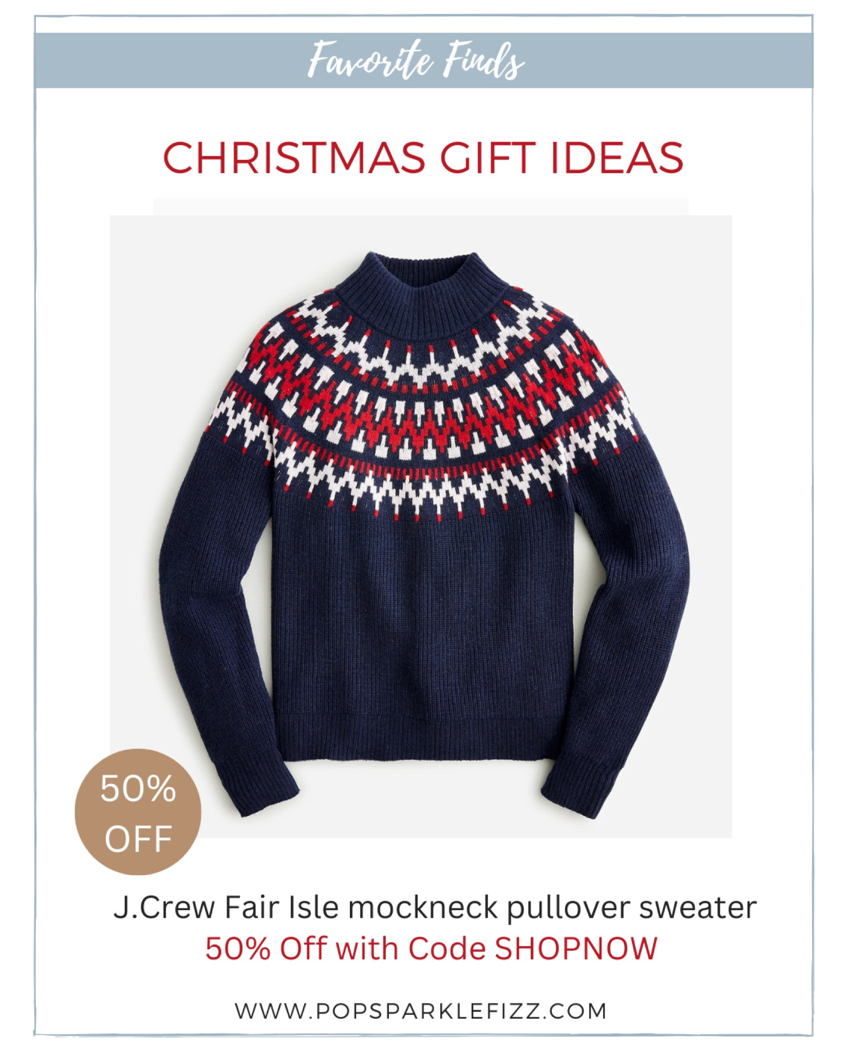 Christmas gift ideas, fair isle Christmas holiday sweater, j.crew holiday Christmas winter ski fair isle Norwegian sweater, Christmas holiday sweater blue red, Christmas gift ideas for wife girlfriend .

#LTKHoliday #LTKSeasonal #LTKGiftGuide