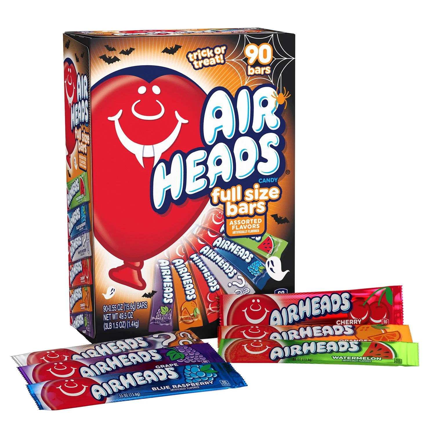 AirHeads Halloween Variety Pack Candy, 0.55 oz., 90 pk. | Sam's Club