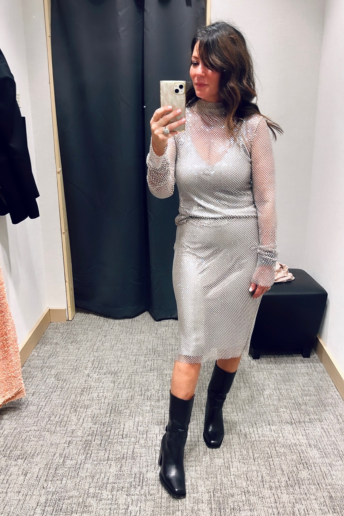 Special occasion mesh outfit with rhinestones❤️ comes with slip skirt and top but I’m wearing my own underneath. Wearing medium in both but will order large in skirt 

#LTKwedding #LTKFind #LTKparties