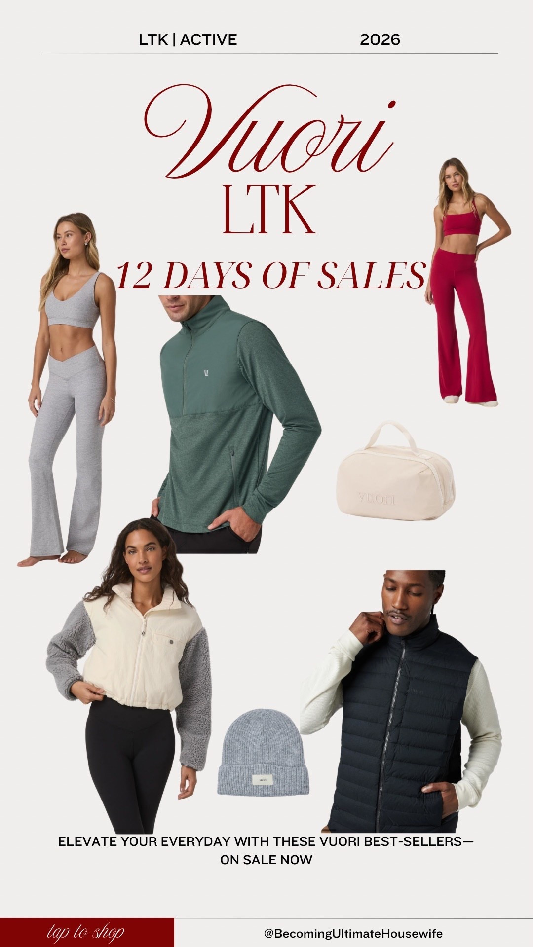 Vuori pieces I reach for nonstop — soft, flattering, and truly worth it. Linking my top picks while they’re on sale. 🤍

#LTKSaleAlert #LTKGiftGuide #LTKActive