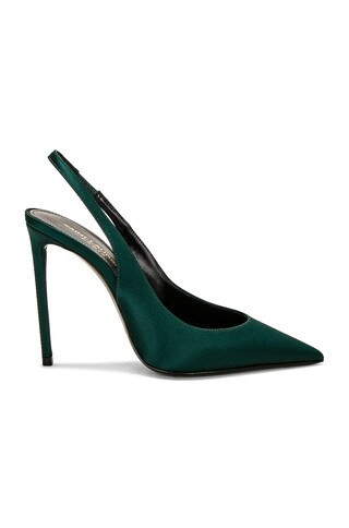 Saint Laurent PUMPS in Dorian Green - Green. Size 39.5 (also in ). | FWRD 