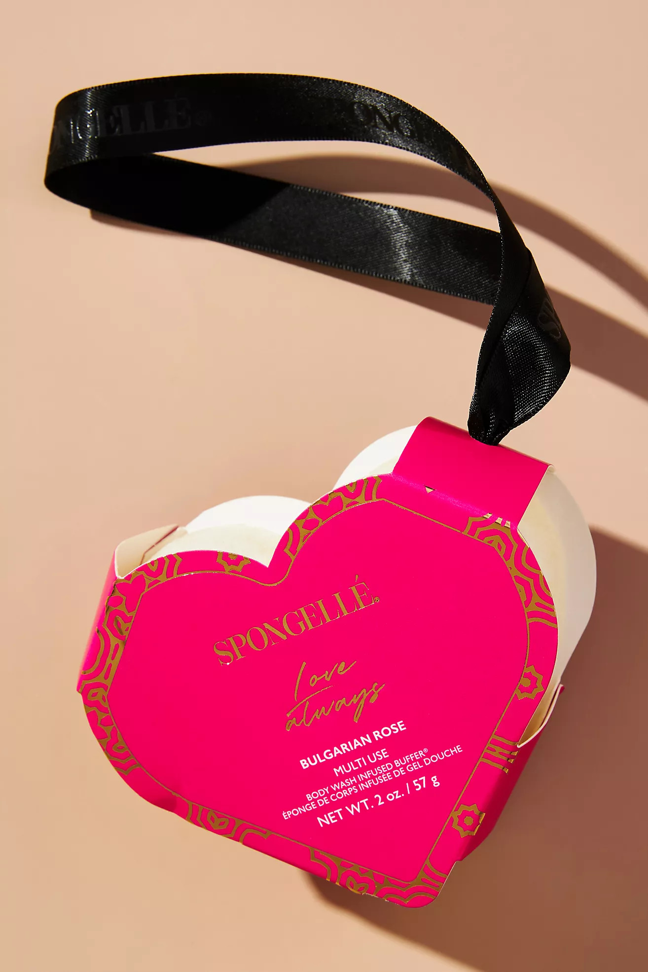 Spongellé Heart Body Buffer | Anthropologie (US)