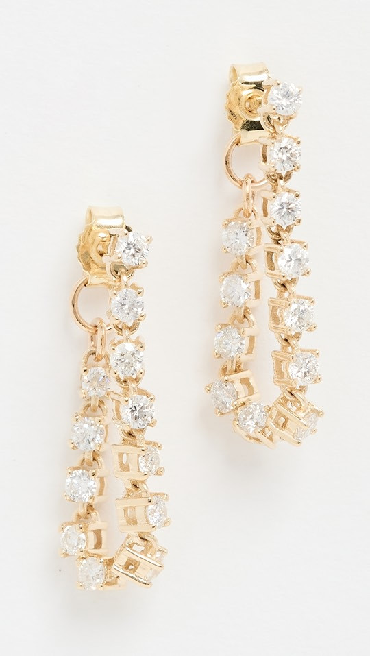 Luv Aj Apres Luv AJ Ballier Diamond Drop Studs | SHOPBOP | Shopbop
