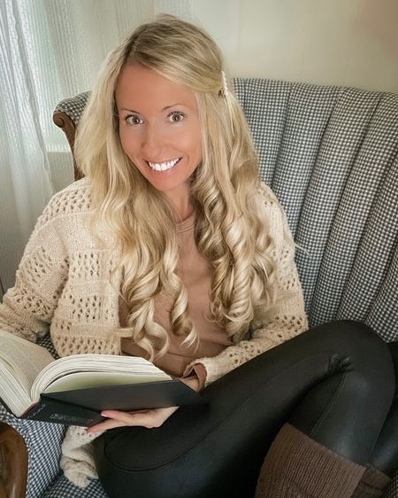 I love beige cardigan sweaters paired over a comfy pullover, Spanx faux leather leggings, & knee socks. I also attached four books that would make a perfect holiday gift for her!🎄
#ltkgiftguide
#ltkfamily
#ltkstyletip
Christmas Present 
Christmas Books
Books for Her
Teen Books
Teen Gifts
Stocking Stuffers 

#LTKSeasonal #LTKHoliday #LTKU