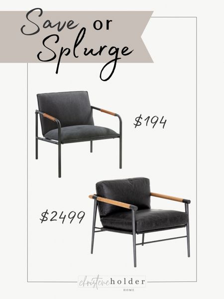 Loving this modern armchair dupe! Such a great look for less find. 

Save or Splurge, Accent Chair, modern chair, chairs, furniture, designer dupe, home decor, budget decor, budget decorating, home decorating 

#LTKsalealert #LTKFind #LTKhome