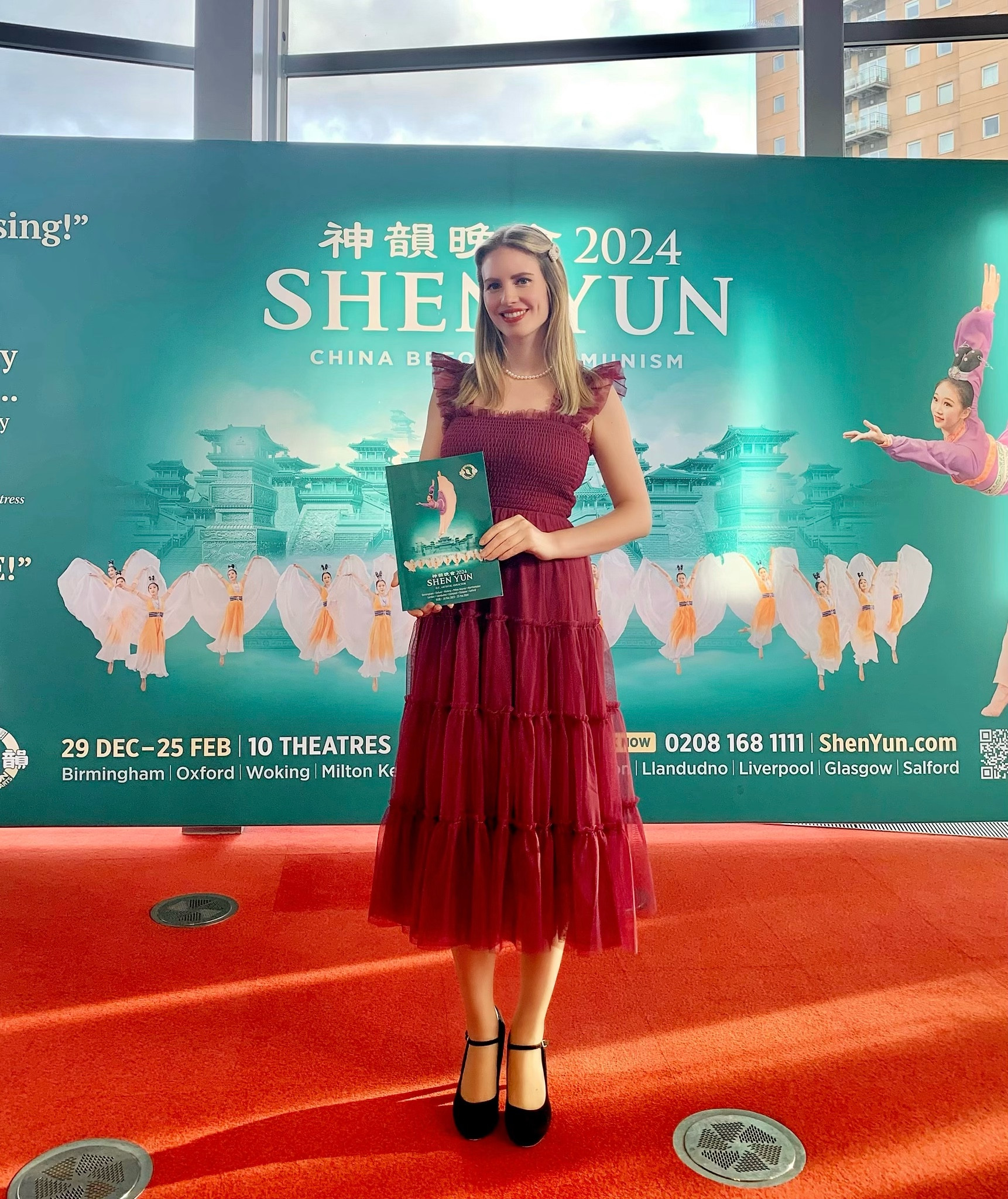 Went to see Shen Yun, my favorite show 🥰 ShenYun.com ✨ 
I’m wearing this lovely dress from BalticBorn.com ♥️ AD Discount code LORETTALOTUS15 for 15% off ✨

Spring dresses spring fashion spring style tulle dress red dress burgundy dress occasion dresses evening dress vintage style vintage fashion 

#LTKfindsunder50 #LTKstyletip #LTKSpringSale