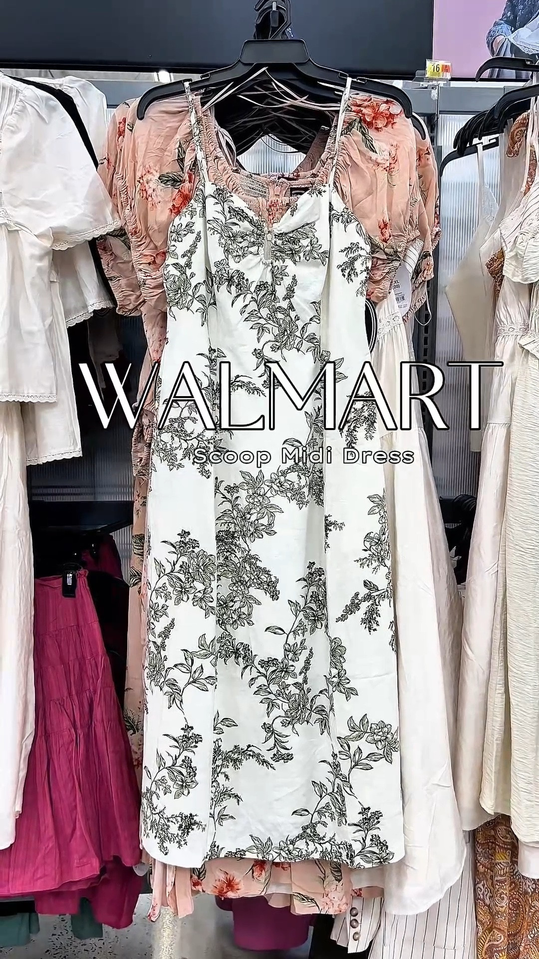 This floral midi dress at Walmart is stunning. #walmartpartner

#LTKootd #LTKvlog