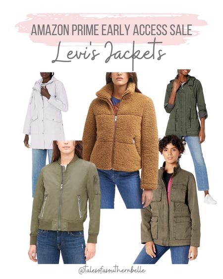 Levi’s Jackets // Amazon Prime Early Access Sale

Fall jackets. Sherpa. Raincoat. Fall outerwear. Fall style  

#LTKSeasonal #LTKunder100 #LTKsalealert