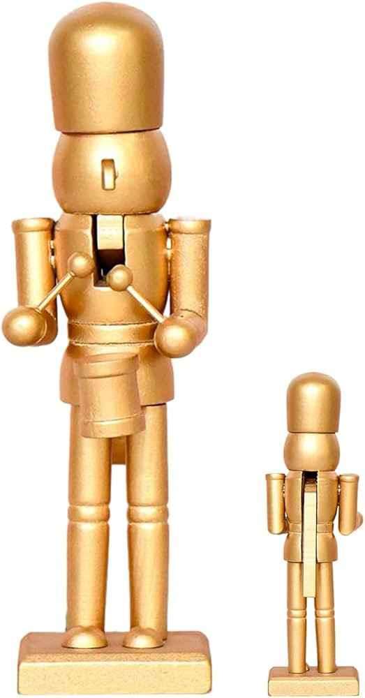 Decoración de Estatua de Cascanueces – Figura de Cascanueces de Madera de Navidad, de Color Do... | Amazon (ES)