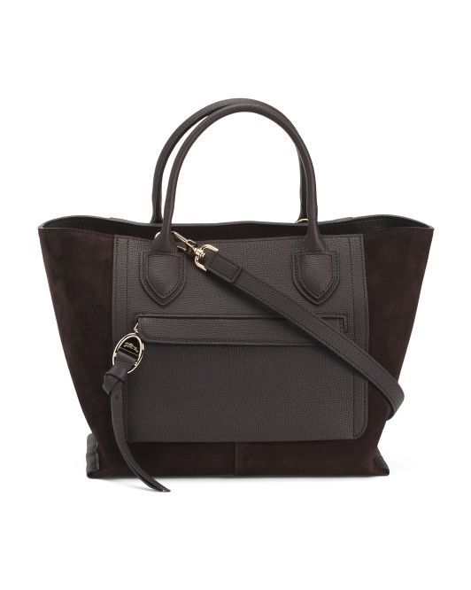 Made In France Mailbox Leather Tote | TJ Maxx