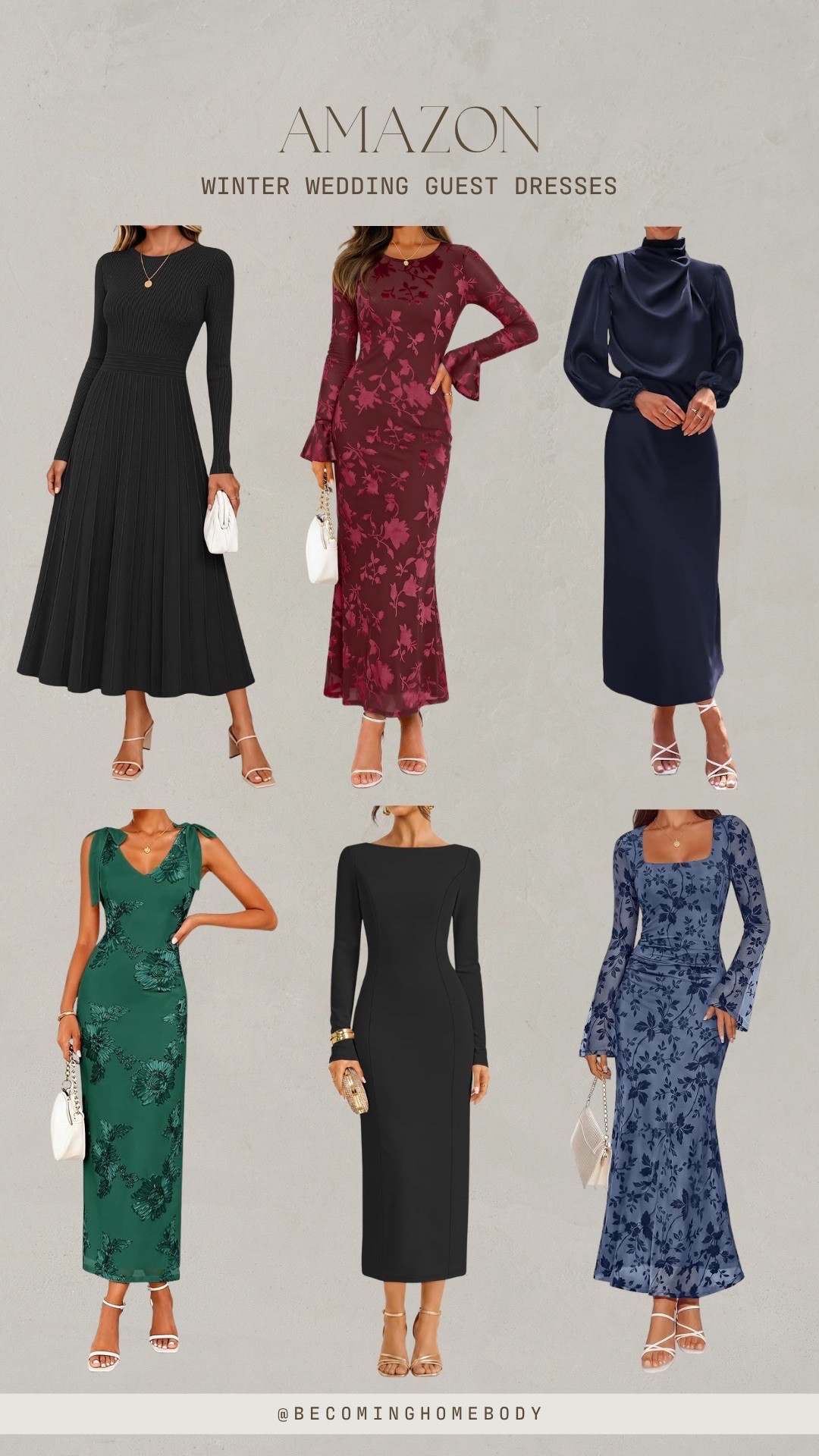 Winter wedding guest dresses from Amazon ✨

#LTKSeasonal #LTKWedding #LTKgrwm