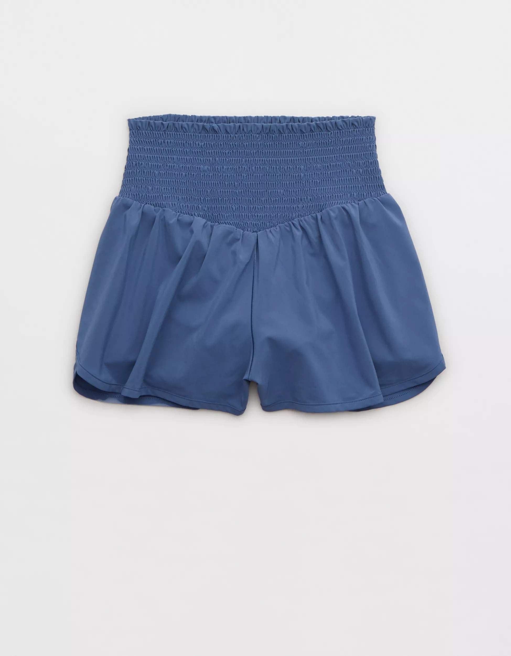 OFFLINE By Aerie Real Me Smocked Running Short | Aerie