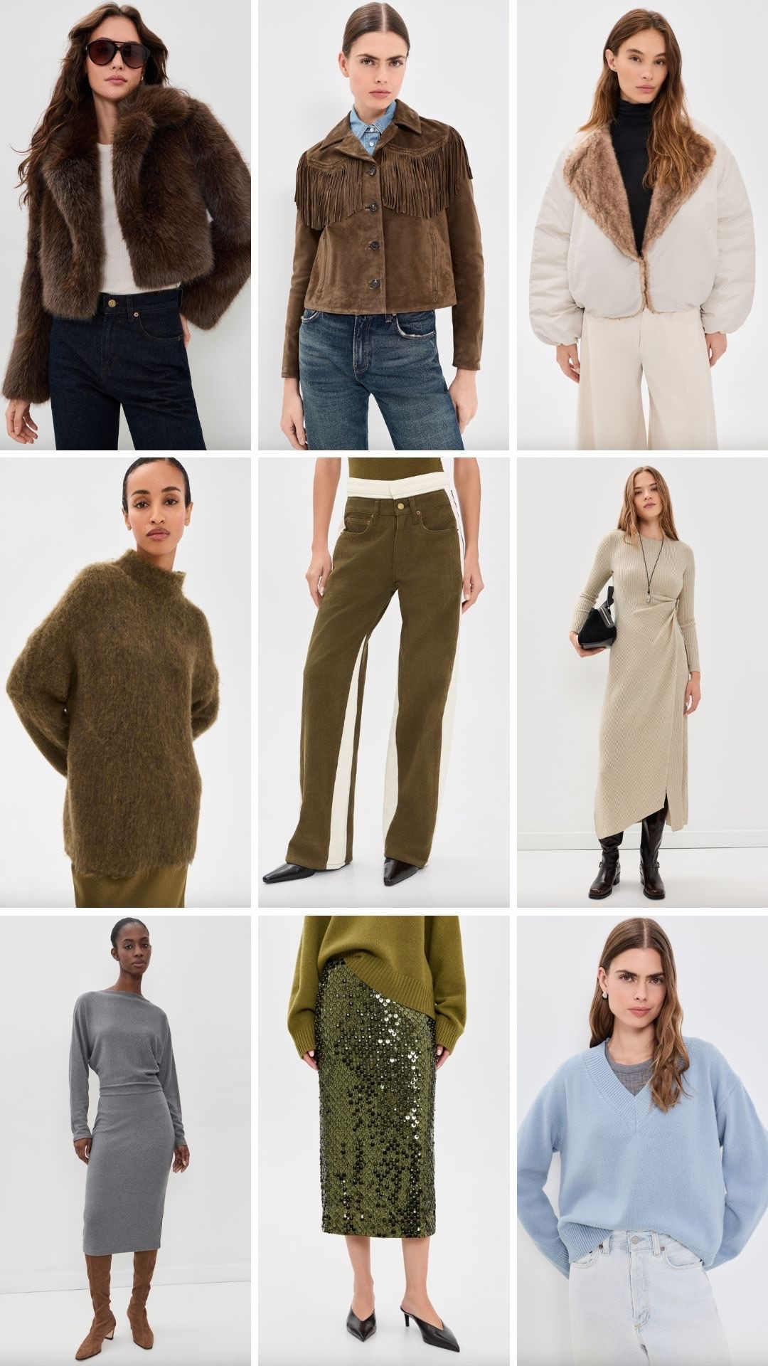 New arrivals I’m loving this fall, chunky pieces and lots of greens