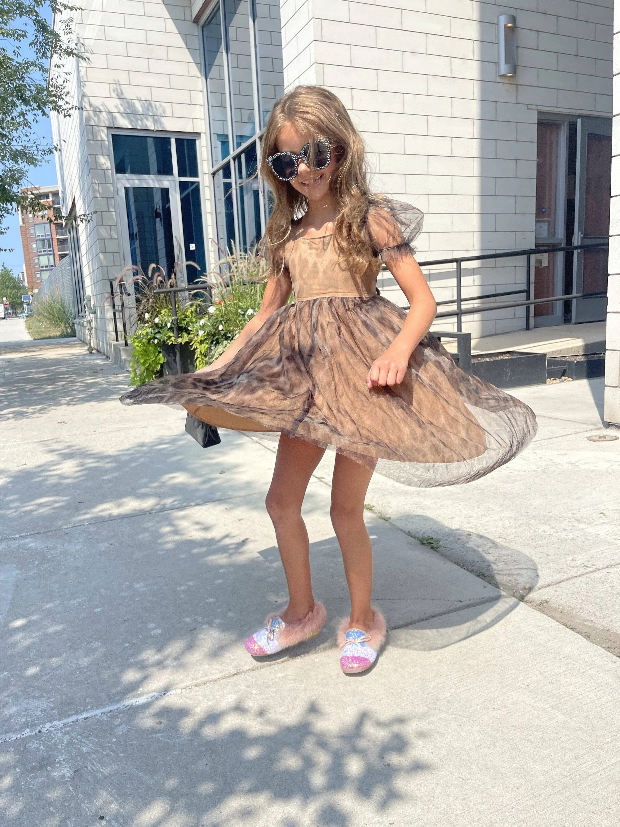 Cheetah Tulle Dress | Lola + The Boys