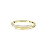 Swarovski Dextera Bangle, Clear, Gold-tone Finish, Small | Amazon (US)