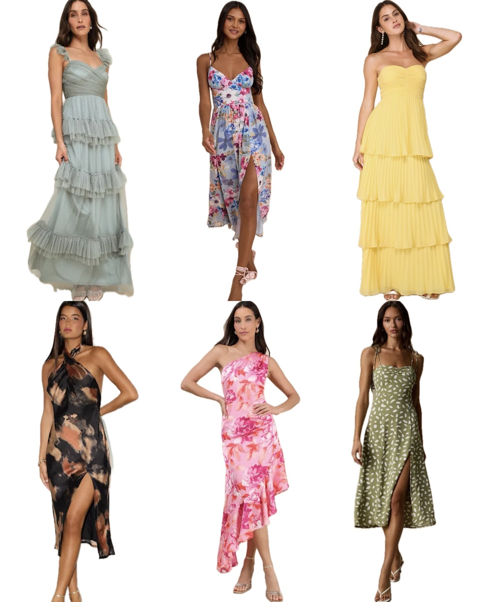 Summer dresses under $100 from lulus. I would wear these as summer wedding dresses or to a baby shower, bridal shower, garden party, or on vacation.

#LTKWedding #LTKTravel #LTKSeasonal