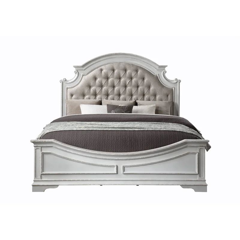 Langworthy Tufted Standard Bed | Wayfair Professional