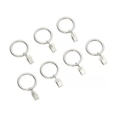 Cambria® Luxe Steel Clip Rings (Set of 7) | Bed Bath & Beyond | Bed Bath & Beyond