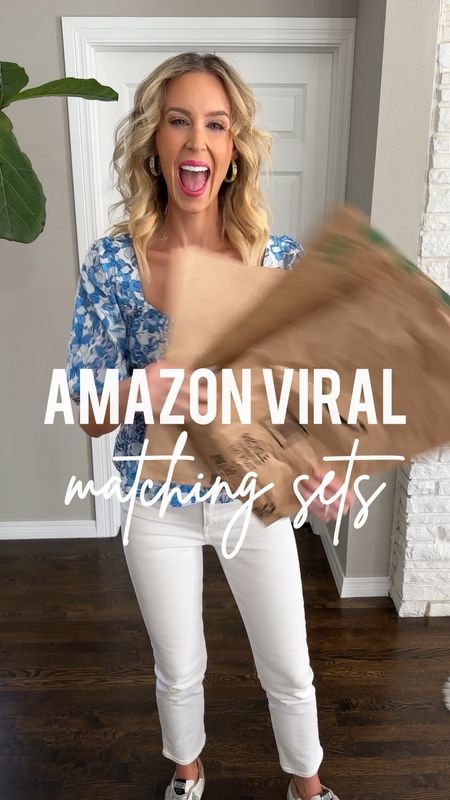 Viral Amazon matching sets! Amazon free people inspired matching sweater set is so cute! You’ll love this Amazon Spanx inspired matching set and this Amazon matching long sleeve sweater set! All three are perfect travel outfits, fall casual outfits, lounge outfits, or more! True to size. Pants on the cream sweater set so run a little small  

#LTKunder50 #LTKstyletip #LTKunder100