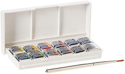 Winsor & Newton Cotman Water Colour Paint Sketchers' Pocket Box, Half Pans, 13 count (12 colors a... | Amazon (US)