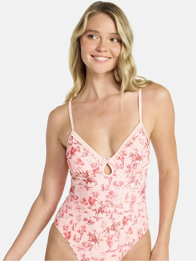 No Boundaries Underwire One-Piece Swimsuit, Women's XXS-XXL | Walmart (US)
