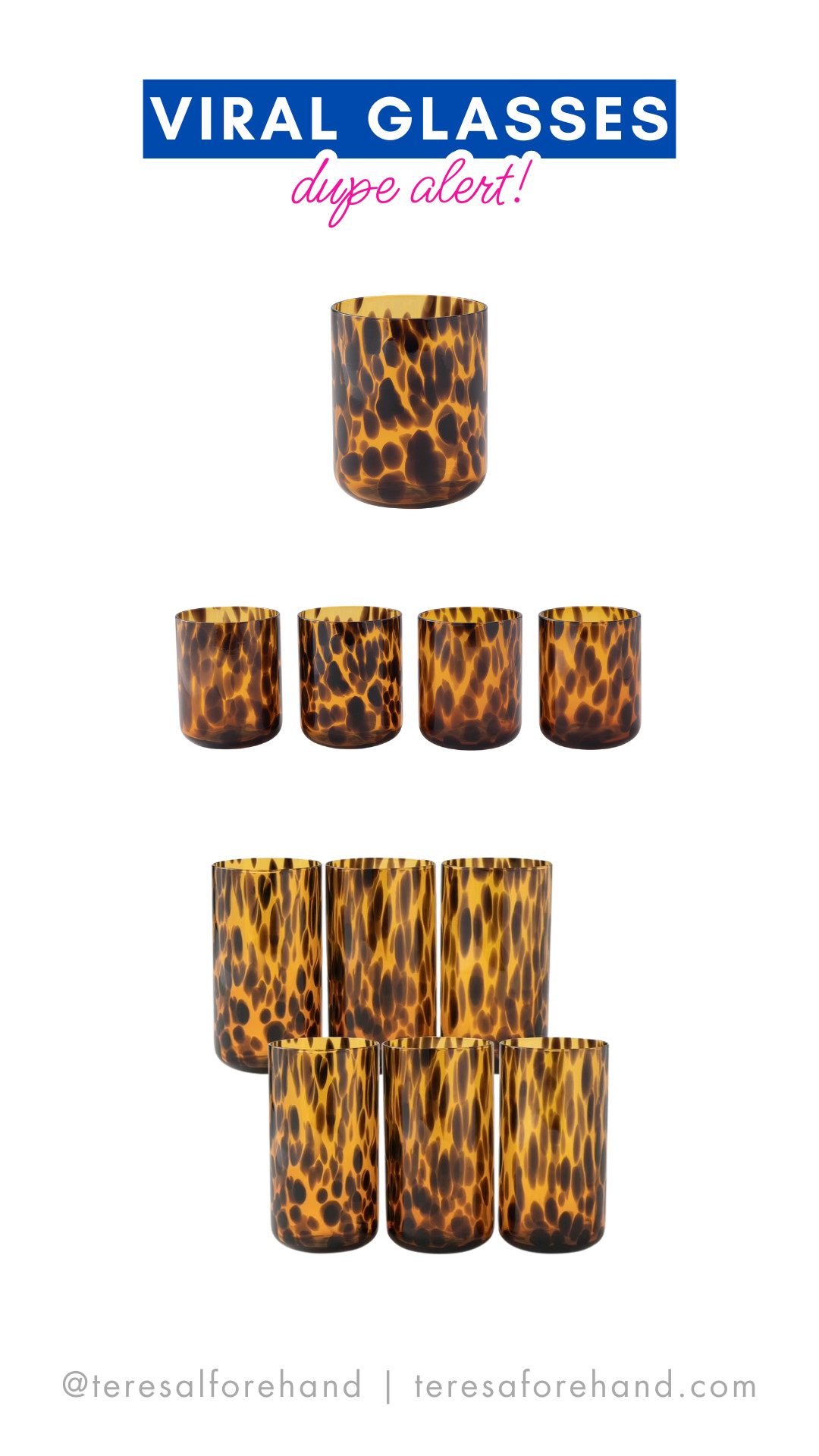 Viral Drinking Glasses - the original and the dupes you don't want to miss. 

 #LTKHome #LTKSaleAlert