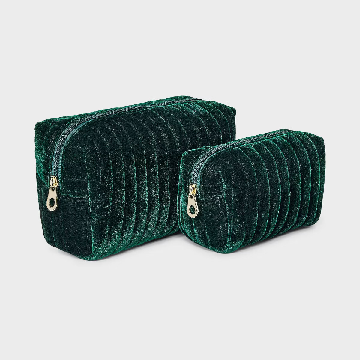 Cosmetic Pouch 2pc Set - Universal Thread™ Green | Target