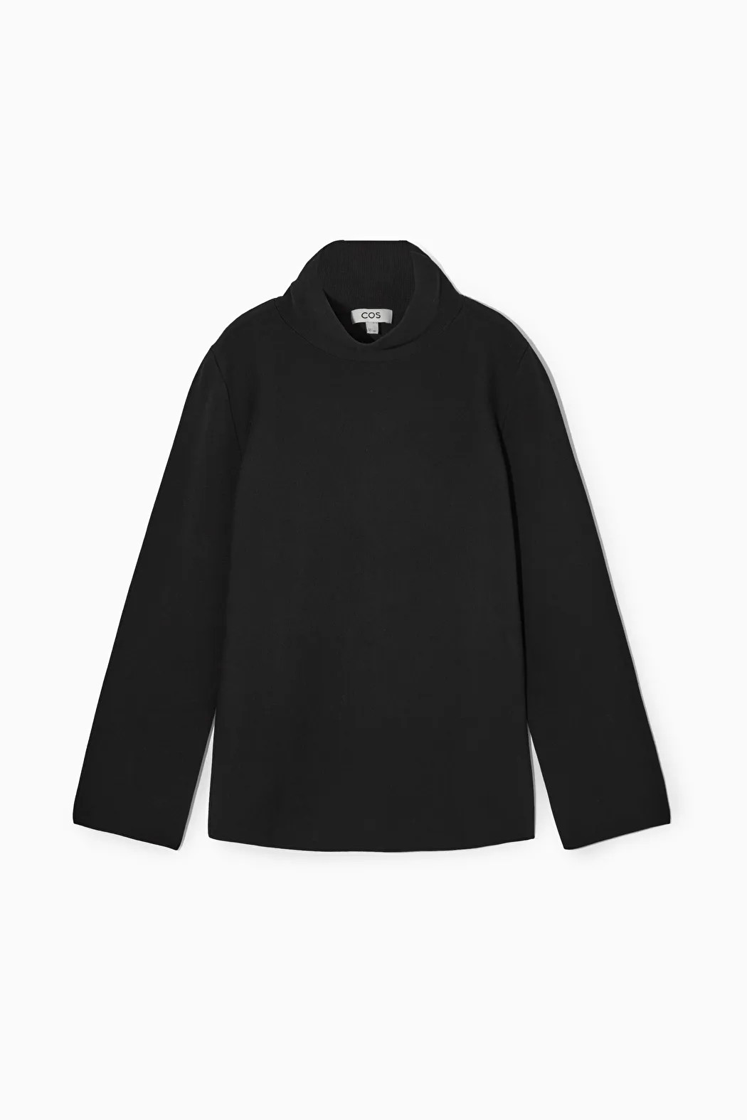 A-LINIEN-OBERTEIL MIT ROLLKRAGEN - SCHWARZ - Tops - COS | COS (EU)