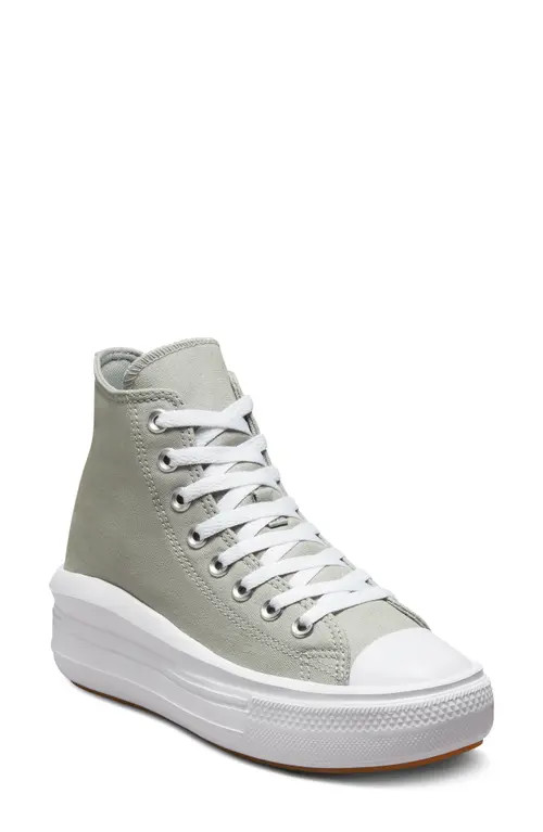 Converse Chuck Taylor® All Star® Move High Top Platform Sneaker in Slate Sage at Nordstrom, Size 9 | Nordstrom