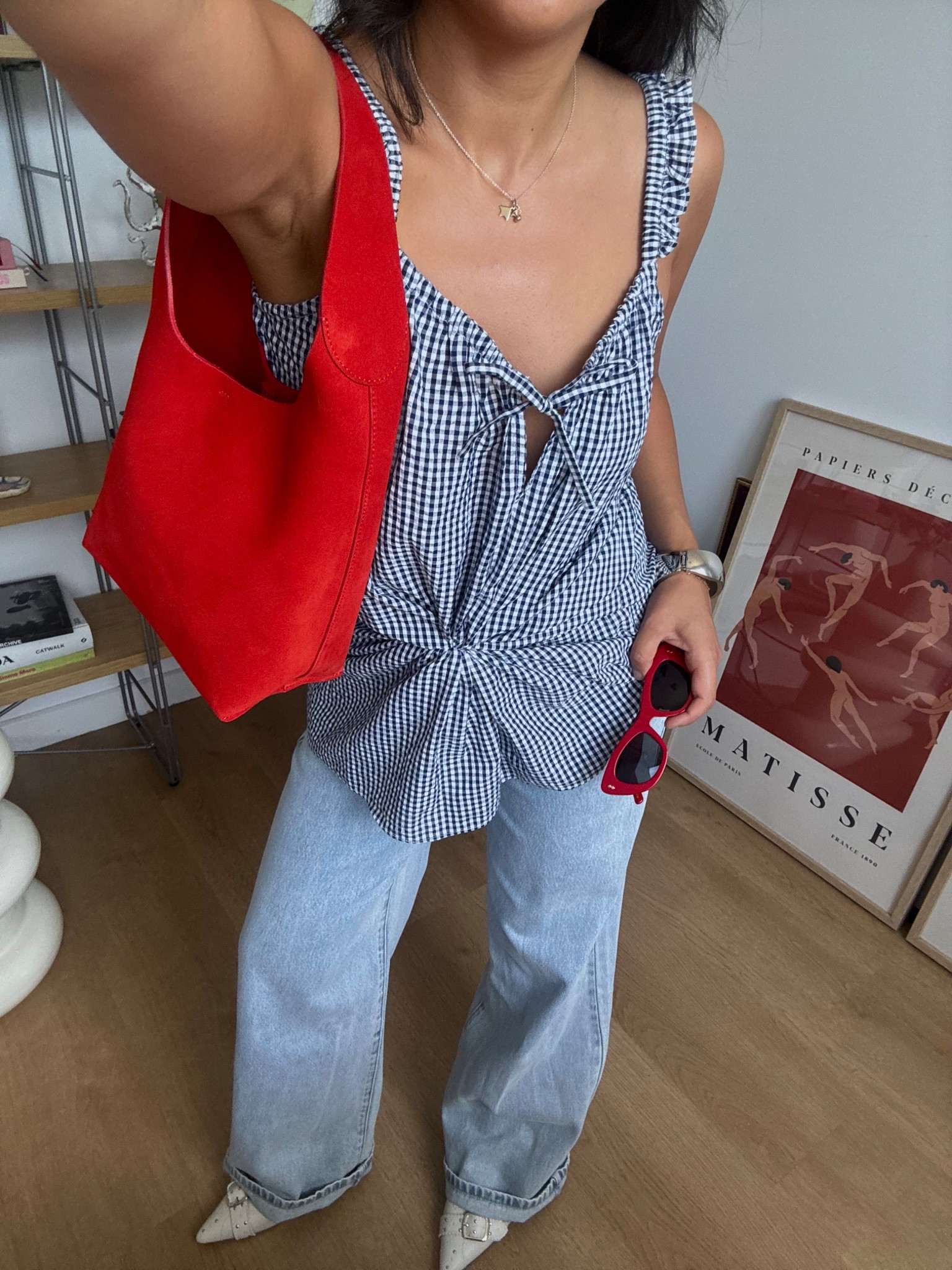 My top is actually a dress from Steele that I tied into a top. Exact jeans (sz 8) and bag linked. Sunnies are Pared ❤️

#LTKsummer #LTKaustralia #LTKstyletip