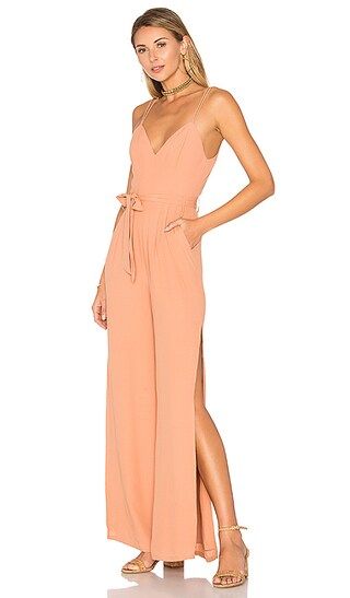 Lovers + Friends Charisma Jumpsuit in Tan | Revolve Clothing