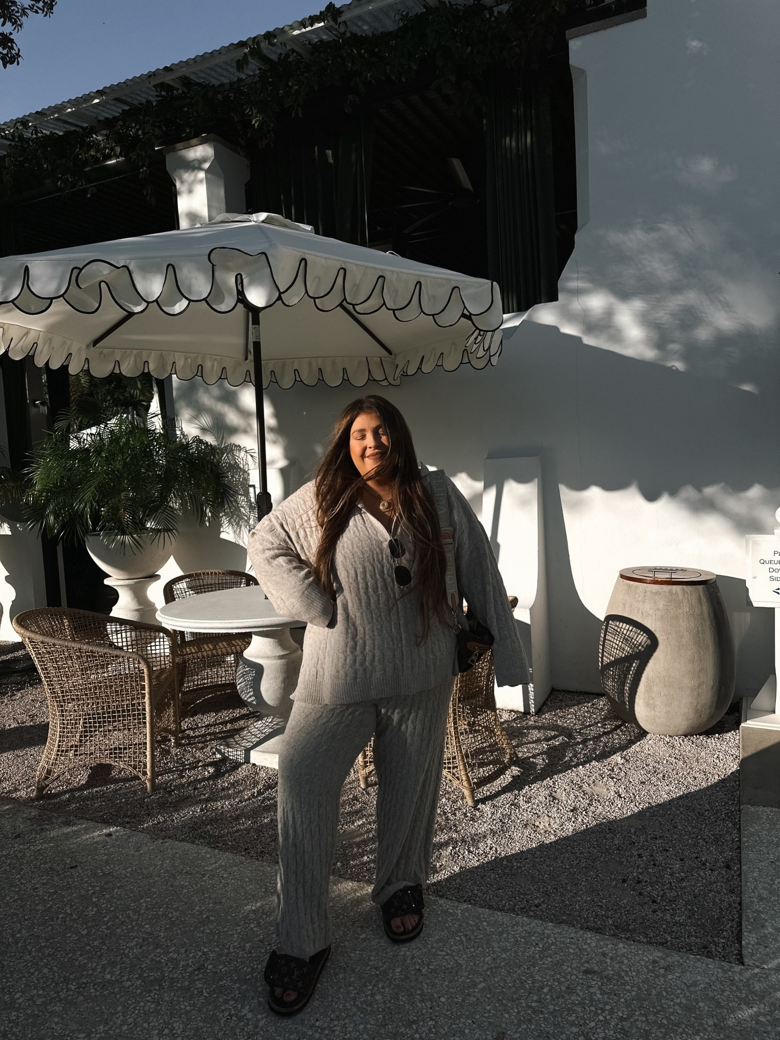 cozyyy cable knit sweater set ☁️ fits tts!

#LTKMidsize #LTKFindsUnder50 #LTKFindsUnder100