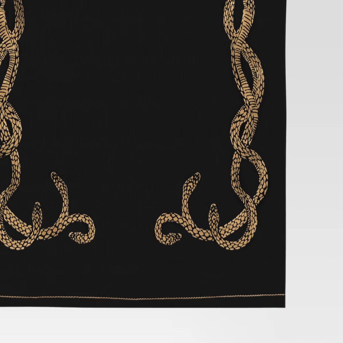 72"x14" Halloween Snakes Table Runner Black - Threshold™ | Target