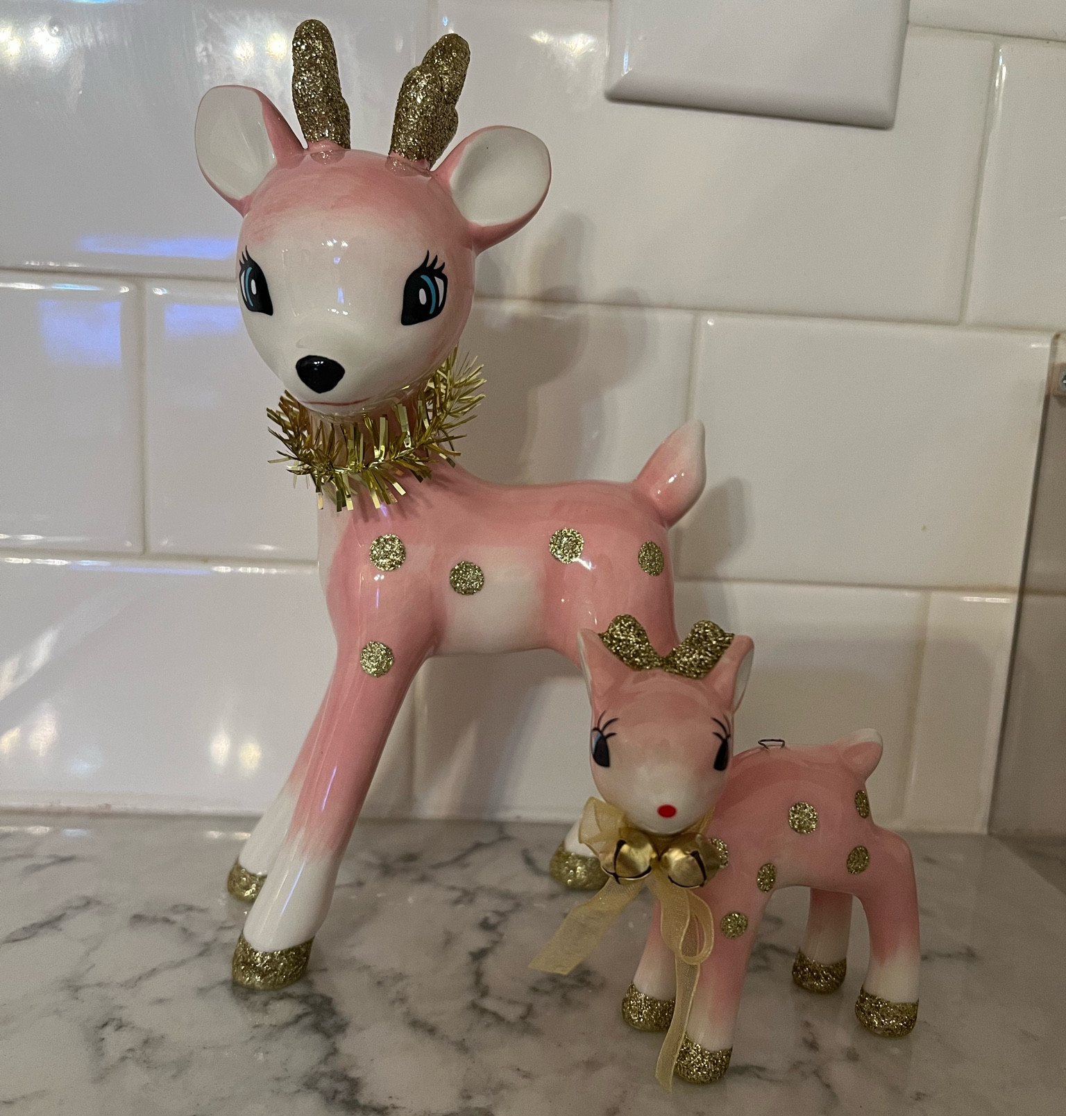 Vintage inspired pink Christmas reindeer 

#LTKSeasonal #LTKHolidaySale #LTKHoliday