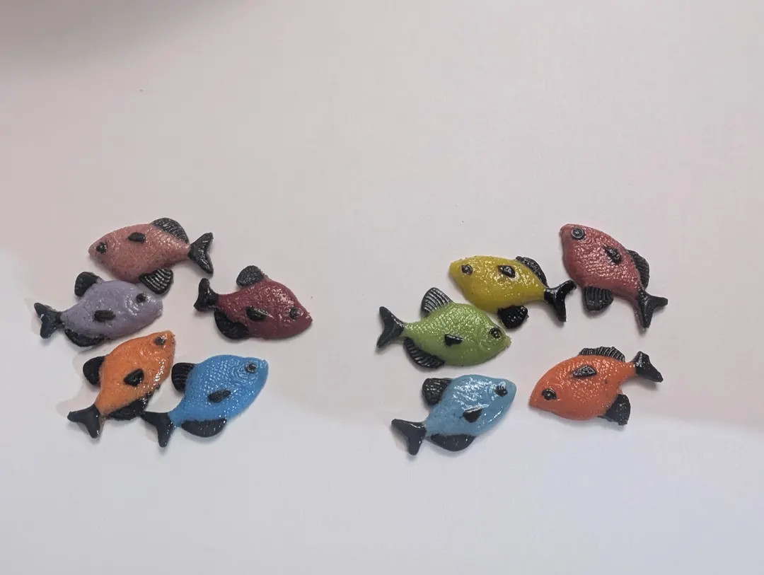 96 coe fused glass fish, fusing, embellishments, Mosaic | Etsy (Global)