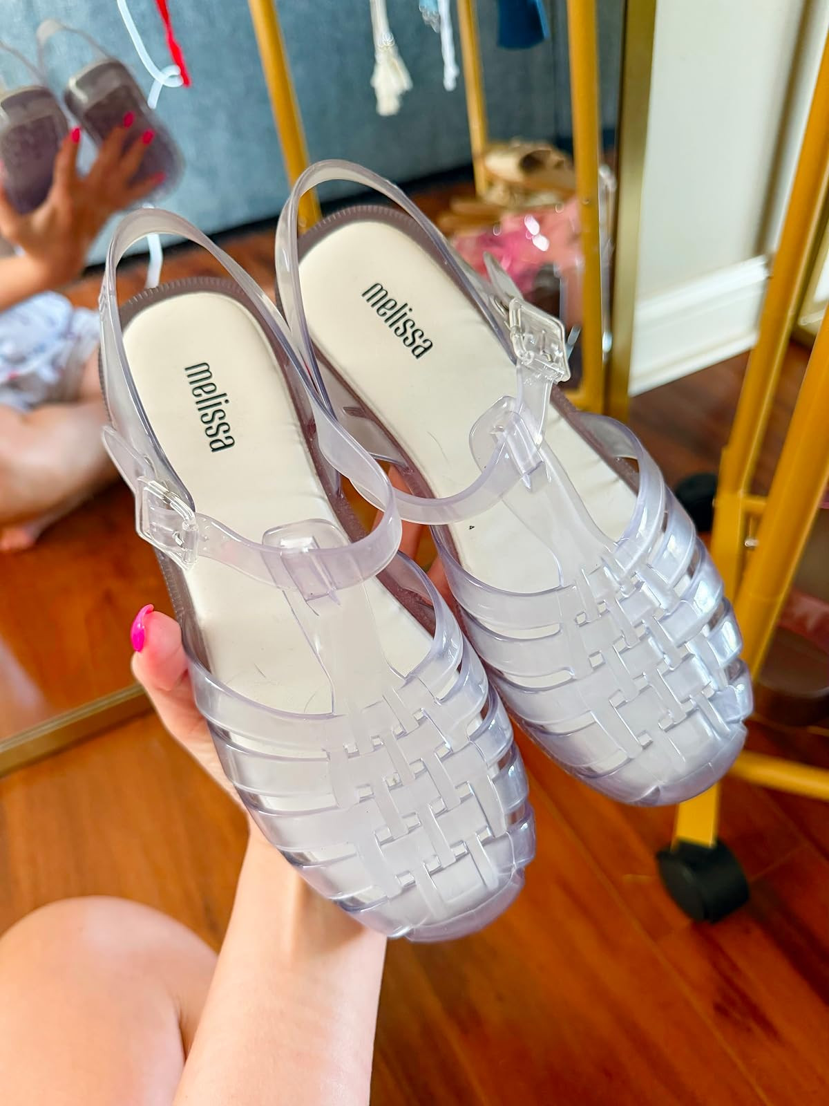 These jelly sandals are perfect for summer! They\u2019re giving millennials vibes! | Amazon (US)