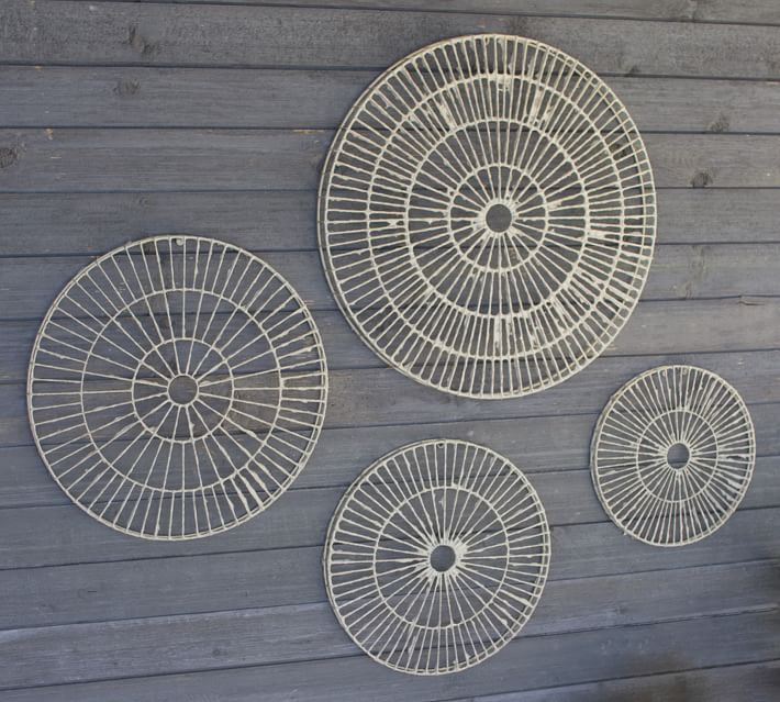 Round Disc Wall Art - Set of 4 | Pottery Barn | Pottery Barn (US)
