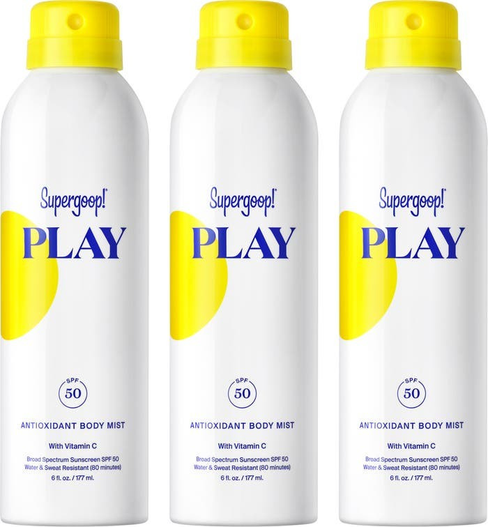 Supergoop! Full Size Play Antioxidant Body Mist SPF 50 Sunscreen | Nordstrom