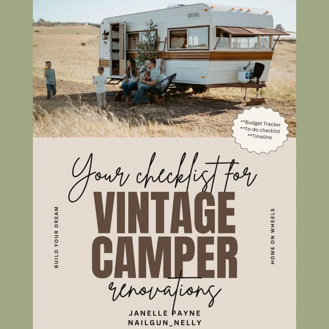 Vintage Camper Renovation To-do Checklist & Guide | Step-by-step for RV, Trailer, and Camper Remo... | Etsy (US)
