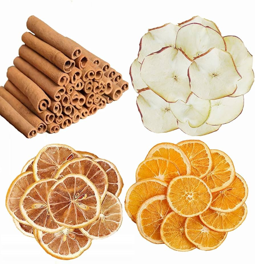 Dried Orange Cinnamon Pot Simmering Kit, Cinnamon Sticks Dried Lemon Slices, Stovetop Potpourri S... | Amazon (US)