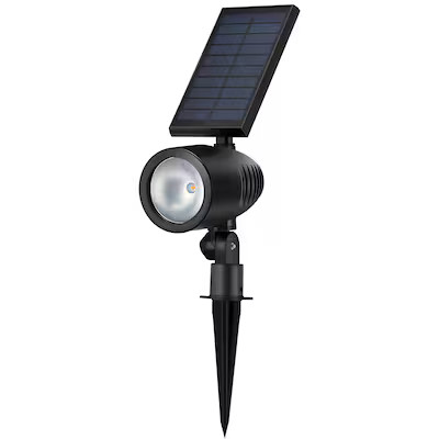 Harbor Breeze 60LM Solar Flood Light 0.6-Watt Black Solar LED Flood Light | Lowe's