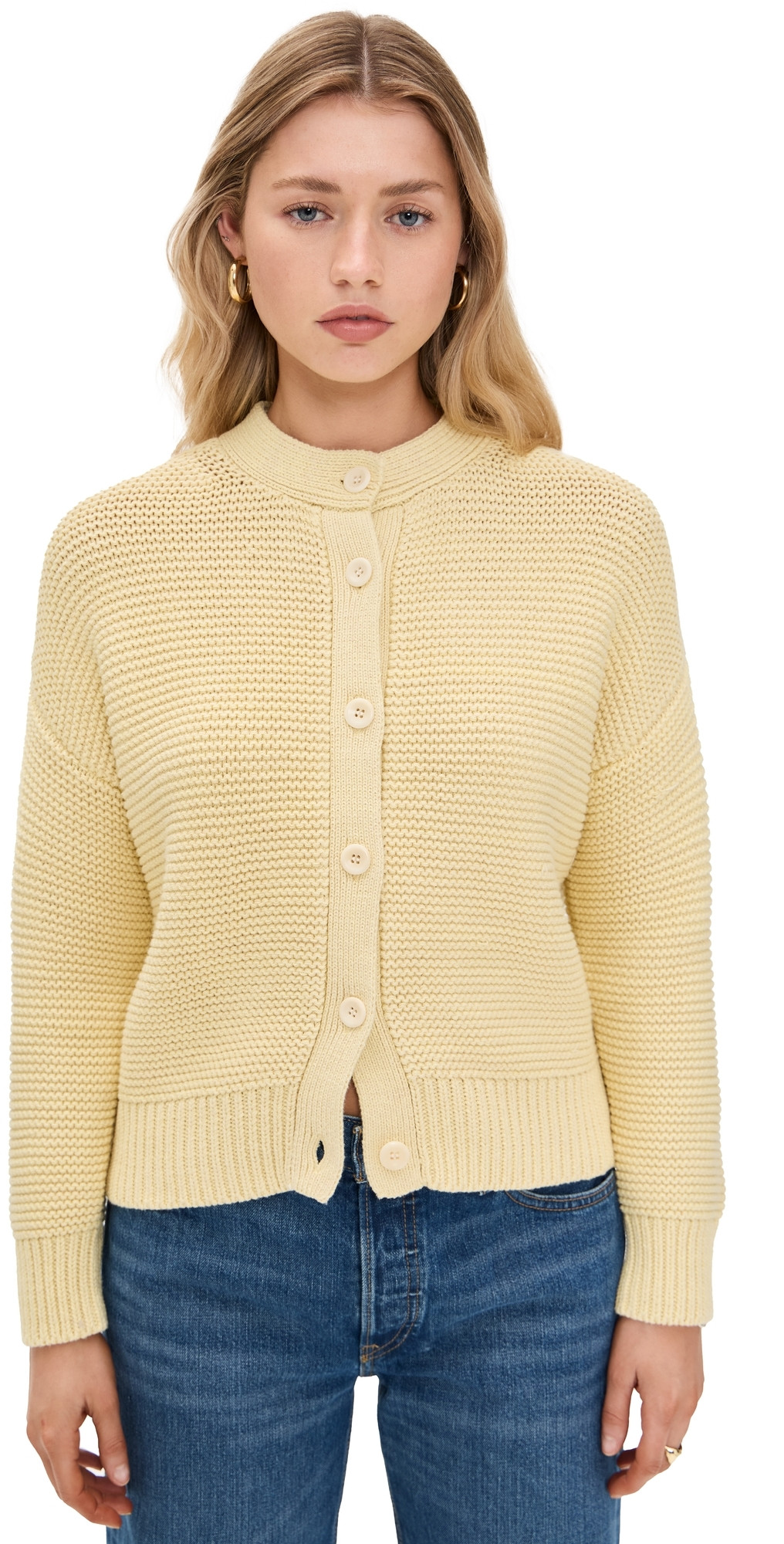 Alex Mill Nico Chunky Cardigan Butter XS | Shopbop