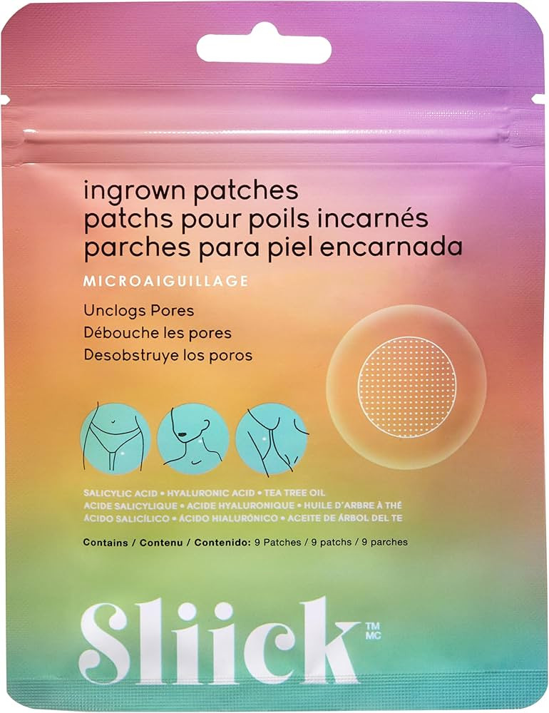 Sliick Ingrown Hair Patch – Salicylic Acid & Tea Tree Oil, Ingrown Hair Patches for Pubic Area ... | Amazon (US)