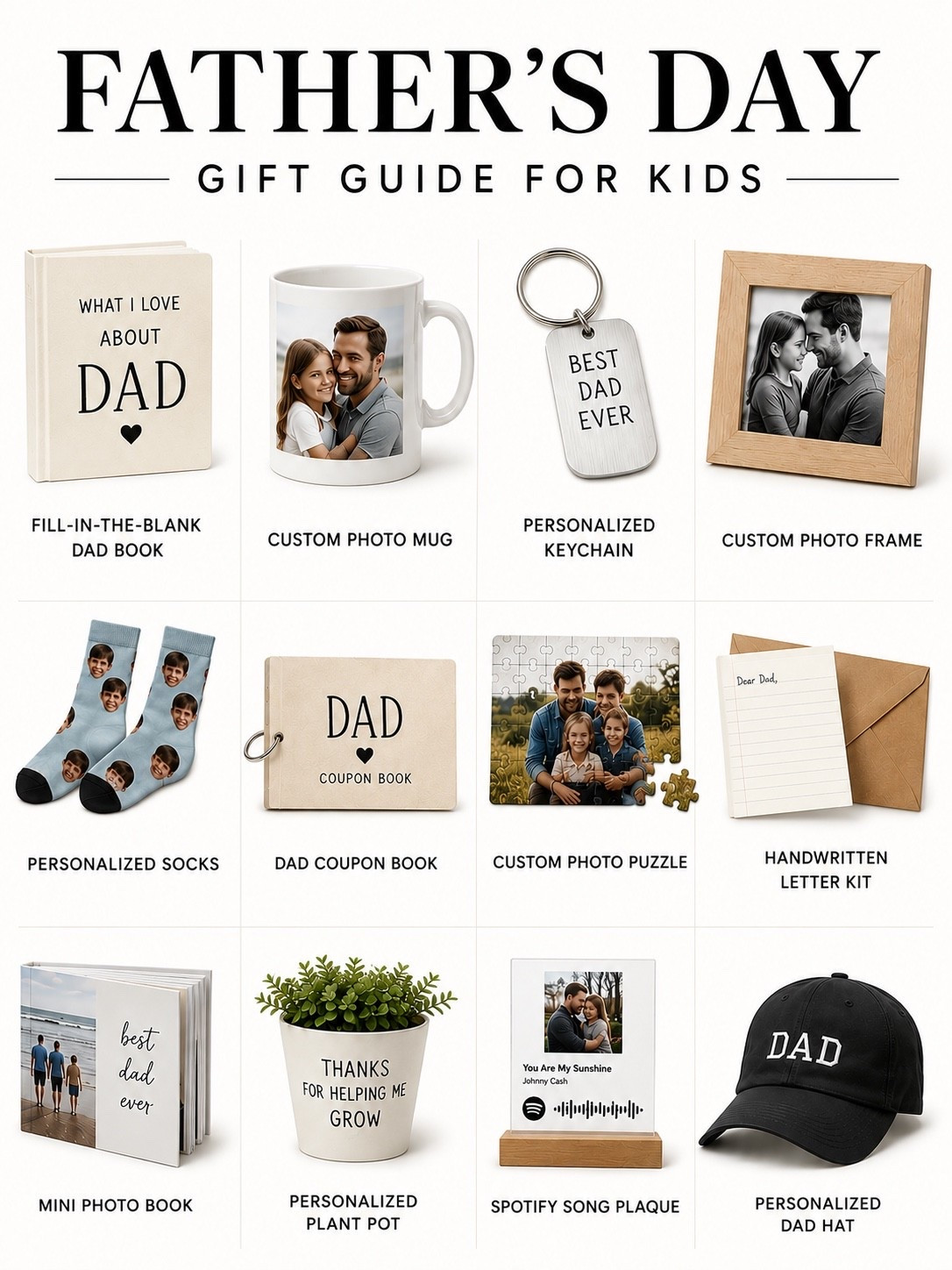 Fun gifts the little ones can customize or make for Dad on Father’s Day

#LTKMens