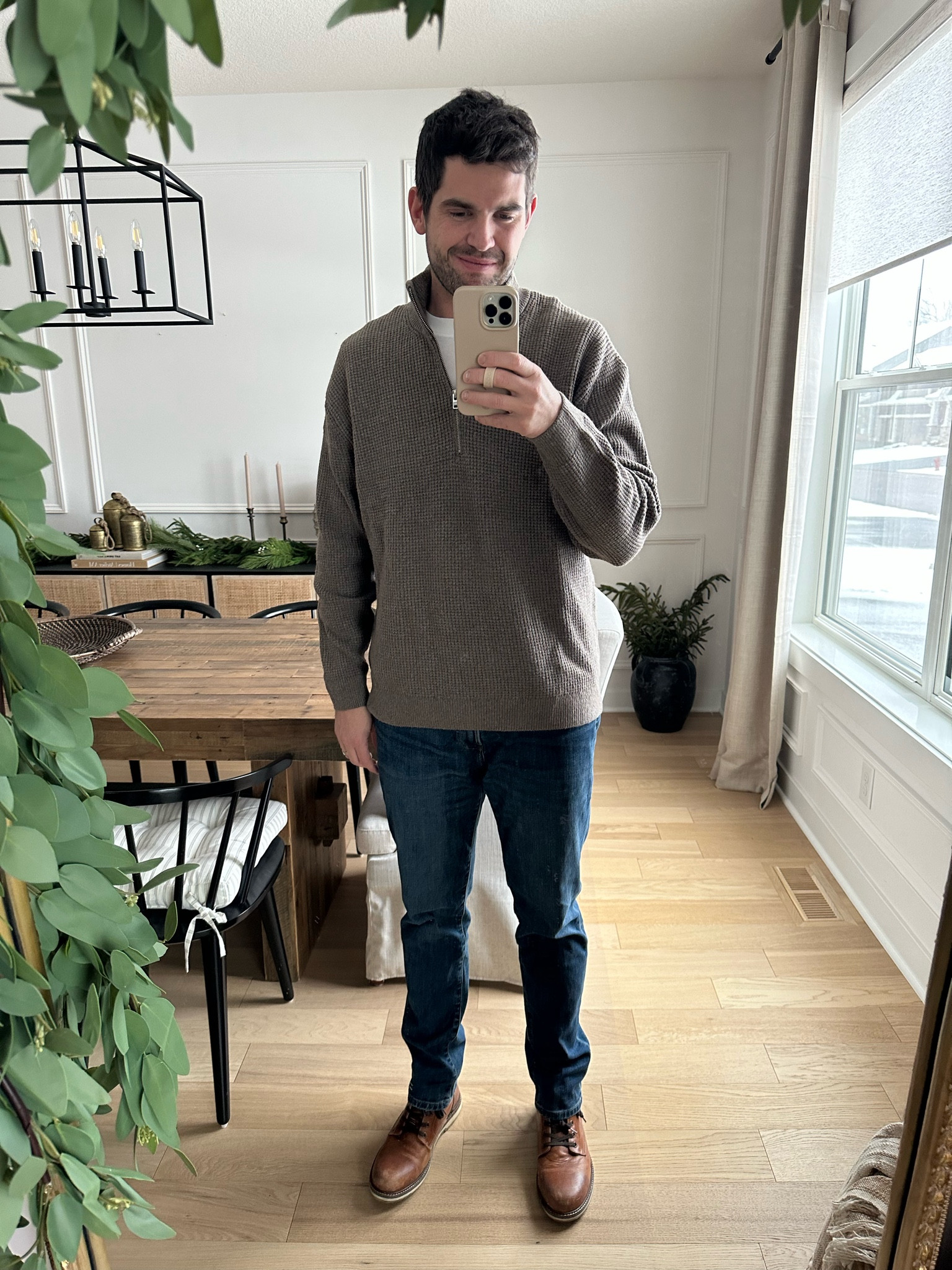 Quarter zip pullover: true to size L
Jeans: true to size 34x32 (6’1”)
Boots: similar linked

Men’s outfits, Abercrombie men’s 

#LTKsalealert #LTKmens #LTKGiftGuide