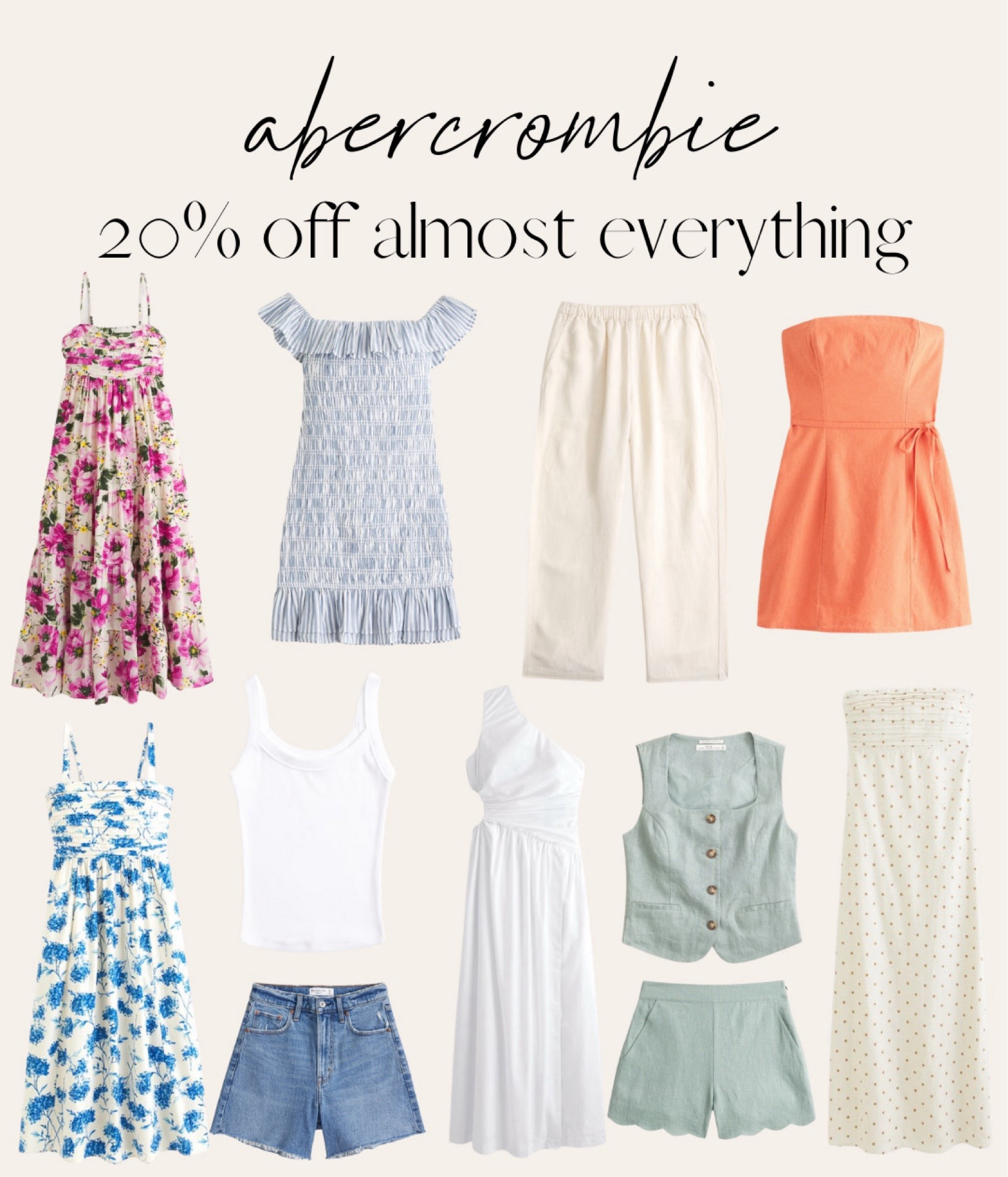 abercrombie 20% off sale on almost everything 🫶🏻



#LTKSeasonal #LTKStyleTip #LTKTravel